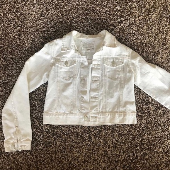 The Children's Place Jackets & Blazers - White denim jacket